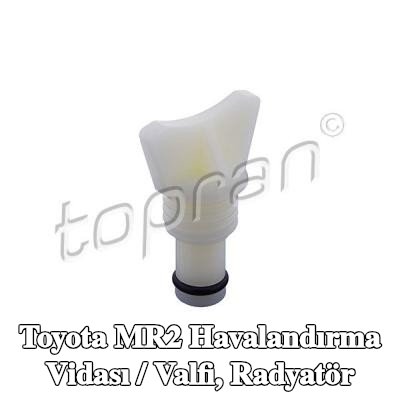 TOPRAN Havalandırma vidası / valfi, conta halkalı radyatör — Toyota Mr2