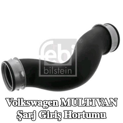 FEBI BILSTEIN Şarj Cihazı Emme Hortumu Şarj Havası Soğutucusu, hızlı bağlantı elemanlı — 2003 Volkswagen Multivan