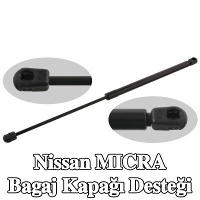 FEBI BILSTEIN Bagaj kapağı amortisörü (Her iki taraf), 549mm — 2000 Nissan Micra