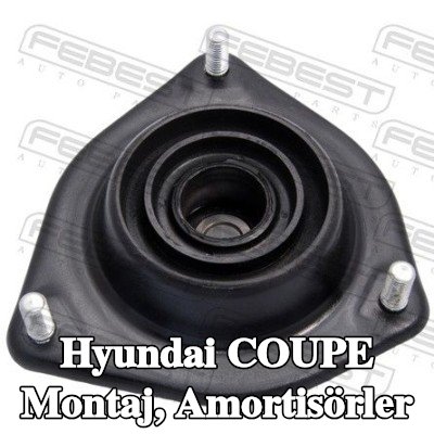 FEBEST Montaj, amortisörler Ön Aks — Hyundai Coupe