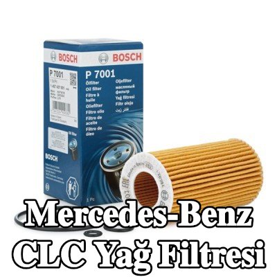 BOSCH Contalı/sızdırmazlık elemanlı yağ filtresi — Mercedes-Benz Clc