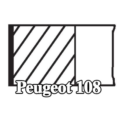 MAHLE مجموعة حلقات المكبس — Peugeot 108