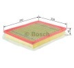 BOSCH Hava filtresi — 2000 Opel Astra (5)