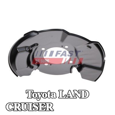 FAST لوحة دعم قرص الفرامل للمحور الأمامي الأيمن — 2002 Toyota Land Cruiser