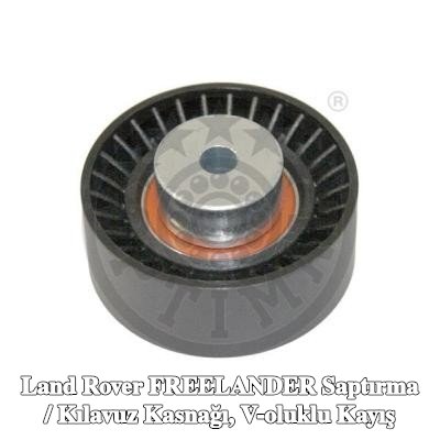 OPTIMAL Saptırma / kılavuz kasnağı, V-ribbed belt Outer Diameter: 65mm — 1998 Land Rover Freelander
