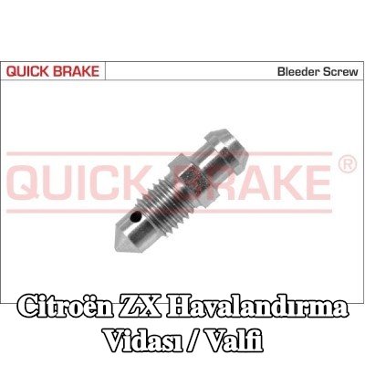 QUICK BRAKE Havalandırma vidası / valfi — 1995 Citroën Zx