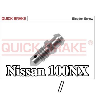 QUICK BRAKE برغي/صمام التهوية — Nissan 100nx