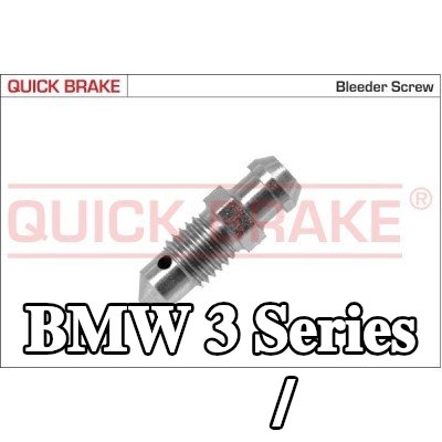 QUICK BRAKE برغي/صمام التهوية — 2007 BMW 3 Series