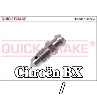QUICK BRAKE برغي/صمام التهوية — Citroën Bx