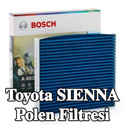 BOSCH Polen filtresi Aktif Karbon Filtresi, Particulate filter (PM 2.5), anti-alerjik etkiye sahip, antibakteriyel etkiye sahip, mantar önleyici etkili — 2006 Toyota Sienna