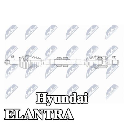 NTY عمود الدفع للمحور الأمامي الأيمن, 953mm — Hyundai Elantra