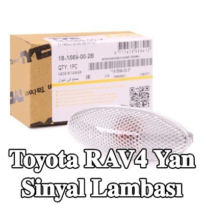 TYC Yan sinyal lambası her iki taraf, yan montaj, beyaz — 2011 Toyota Rav4