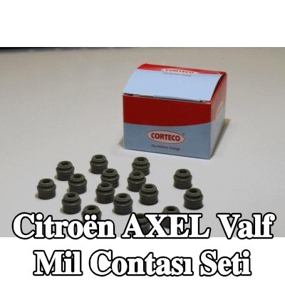 CORTECO Valf mil contası seti — Citroën Axel