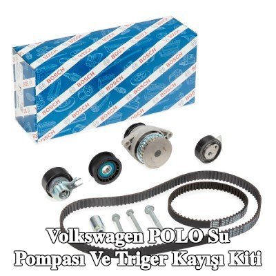BOSCH Su pompası ve triger kayışı kiti Diş Sayısı: 130, Width: 20mm — 1998 Volkswagen Polo