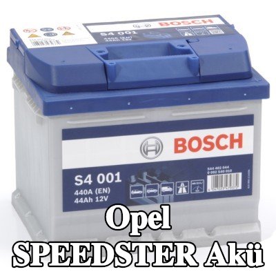 BOSCH Akü S4, 001 — Opel Speedster