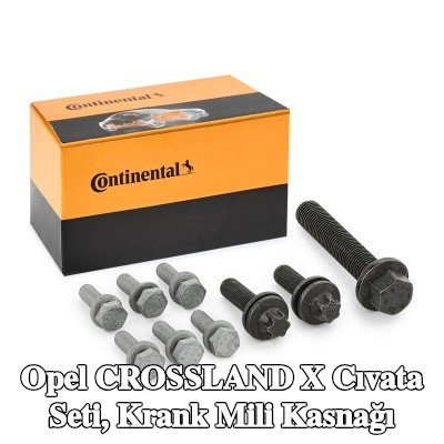 CONTITECH Cıvata seti, krank mili kasnağı — Opel Crossland X