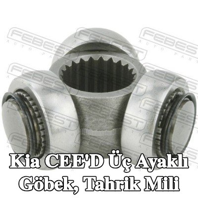 FEBEST Üç ayaklı göbek, tahrik mili — 2012 Kia Cee'd