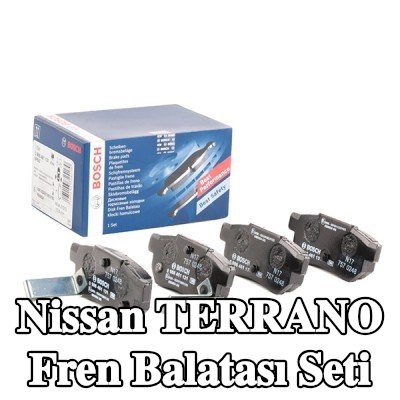 BOSCH Fren balatası seti 12, 8mm, montaj kılavuzu ile — 1990 Nissan Terrano