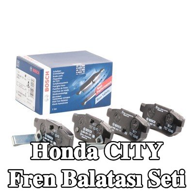 BOSCH Fren balatası seti 12, 8mm, montaj kılavuzu ile — Honda City
