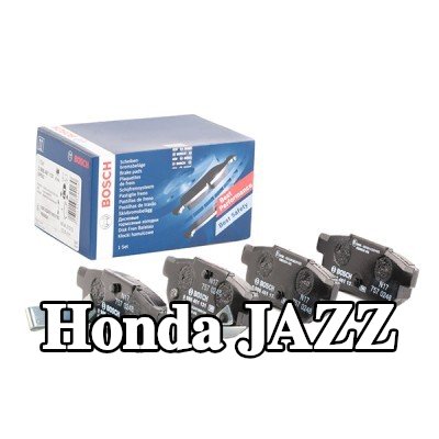BOSCH مجموعة وسادات الفرامل 12, 8mm, مع دليل التركيب — 2002 Honda Jazz
