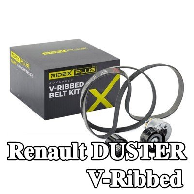 RIDEX PLUS مجموعة أحزمة V-Ribbed — 2012 Renault Duster