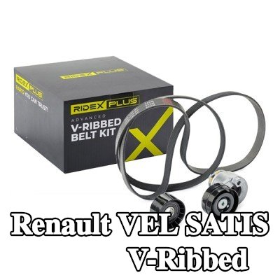 RIDEX PLUS مجموعة أحزمة V-Ribbed — Renault Vel Satis