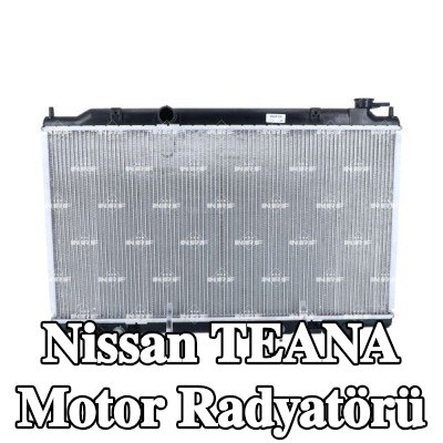 NRF Motor radyatörü Alüminyum, montaj parçaları ile — 2003 Nissan Teana