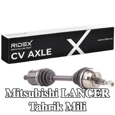 RIDEX Tahrik mili Ön Aks Sol, 645mm — 1995 Mitsubishi Lancer