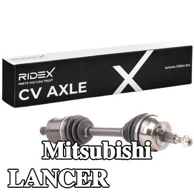 RIDEX عمود الدفع المحور الأمامي الأيسر, 645mm — 1995 Mitsubishi Lancer