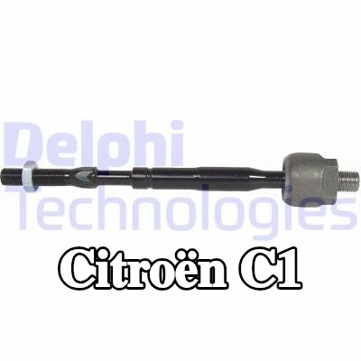 DELPHI قضيب الربط الداخلي المحور الأمامي, المحور الأمامي الأيمن, 240mm — Citroën C1