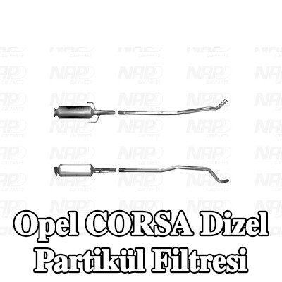 NAP carparts Dizel partikül filtresi — 2003 Opel Corsa