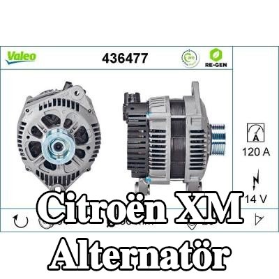 VALEO Alternatör YENİDEN ÜRETİLMİŞ PREMIUM, 120A — 1992 Citroën Xm