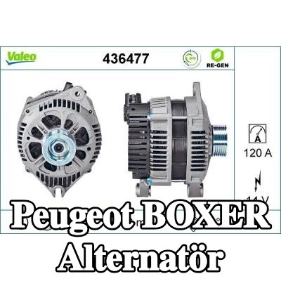VALEO Alternatör YENİDEN ÜRETİLMİŞ PREMIUM, 120A — 1995 Peugeot Boxer