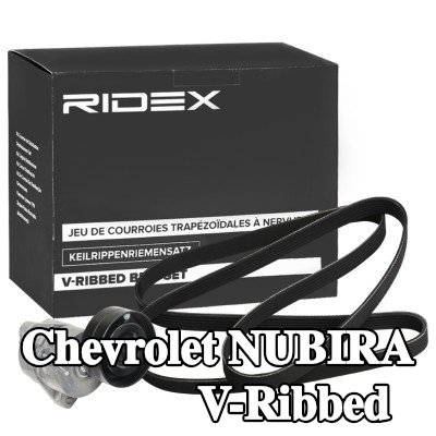 RIDEX مجموعة أحزمة V-Ribbed — Chevrolet Nubira