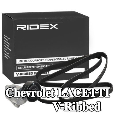 RIDEX مجموعة أحزمة V-Ribbed — Chevrolet Lacetti