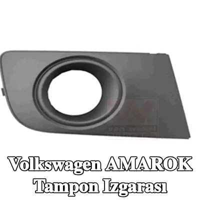 VAN WEZEL Tampon ızgarası Sol Ön, sis farları için delikli — Volkswagen Amarok
