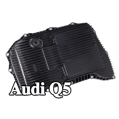 FEBI BILSTEIN Automatic transmission filter kit Oil sump with permanently integrated filter element, مع حشية/مانع تسرب, مع سدادة تصريف الزيت — Audi Q5