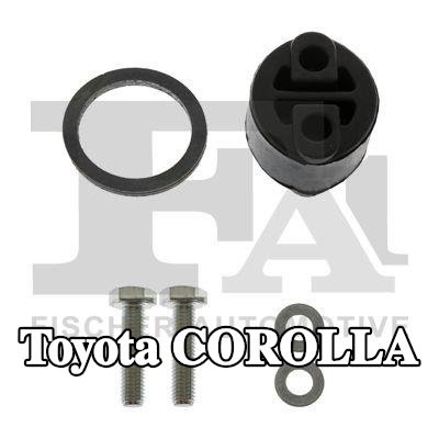 FA1 مجموعة التثبيت, كاتم الصوت الخلفي — Toyota Corolla