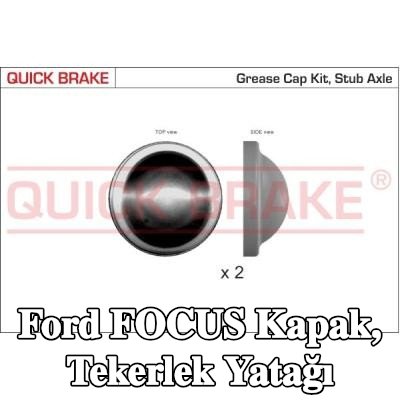 QUICK BRAKE Kapak, tekerlek yatağı — Ford Focus