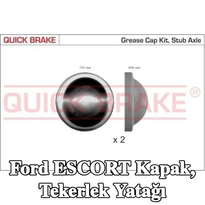 QUICK BRAKE Kapak, tekerlek yatağı — Ford Escort