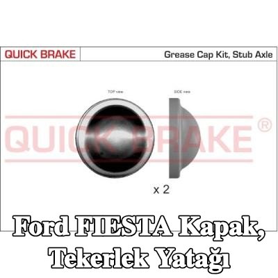 QUICK BRAKE Kapak, tekerlek yatağı — Ford Fiesta