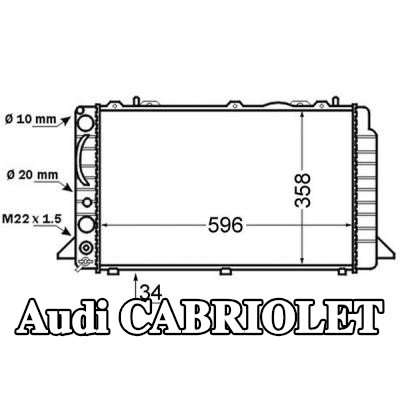 MAHLE مبرد المحرك — Audi Cabriolet