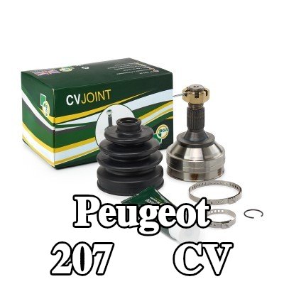 BGA وصلة المحور الأمامي الأيسر, المحور الأمامي الأيمن, جانب العجلة — Peugeot 207