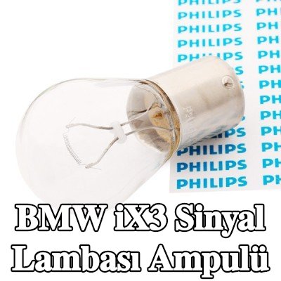 PHILIPS Sinyal ampulü Küre şekilli lamba, P21W, 12V — BMW iX3