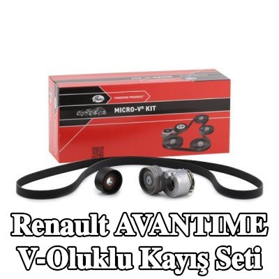 GATES V-Ribbed Kayış Seti Micro-V Kiti, Micro-V® Stretch Fit™ — Renault Avantime