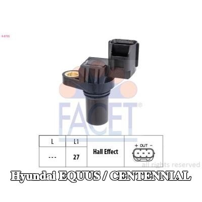 FACET مستشعر عدد الدورات في الدقيقة، ناقل الحركة الأوتوماتيكي — Hyundai Equus / Centennial
