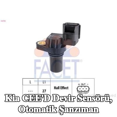 FACET Devir sensörü, otomatik şanzıman — Kia Cee'd