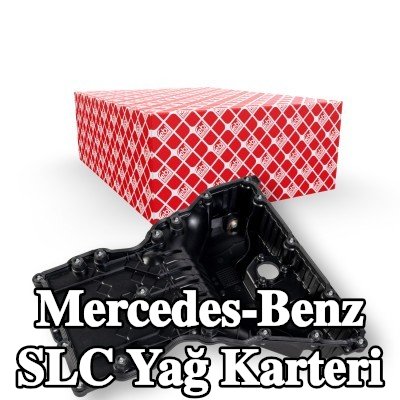 FEBI BILSTEIN Yağ karteri Alt, yağ tahliye tapalı, yağ karteri contalı — Mercedes-Benz Slc