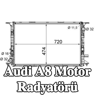 MAHLE Motor radyatörü — Audi A8