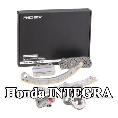 RIDEX طقم سلسلة التوقيت بدون حشيات/مانعات التسرب, مع ترس — Honda Integra